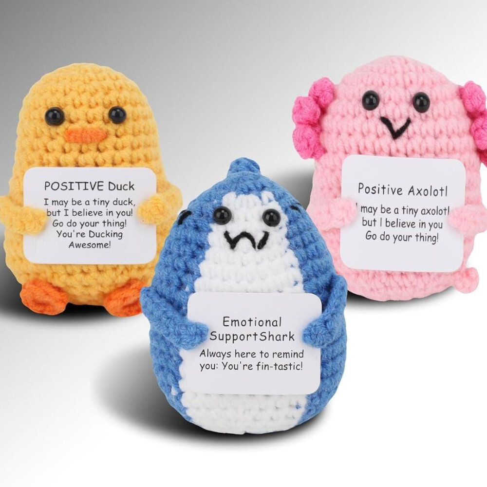 Mini Crochet With Positive Messages